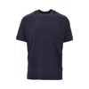 Herno Crew-neck Wool T-shirt In Blue