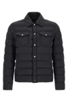 Herno Quilted Polyamide Down Jacket In Black