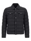 Herno Quilted Polyamide Down Jacket In Black