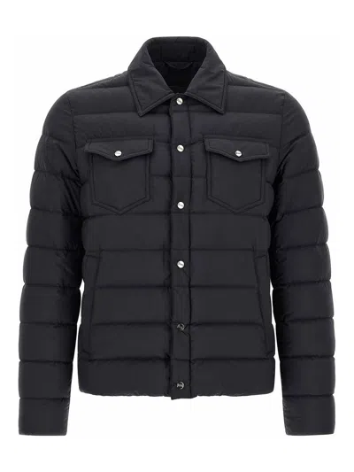 Herno Quilted Polyamide Down Jacket In Black