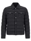 Herno Quilted Polyamide Down Jacket In Black