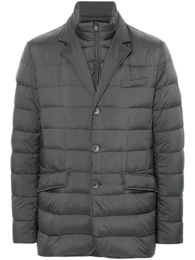 Herno La Giacca Down Jacket In Brown