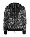 Herno Lace-embellished Down Jacket In Black