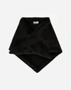 Herno Scarf In Lady Alternative Fur In Black