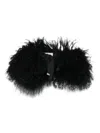 Herno Mongolian Fur Collar In Black