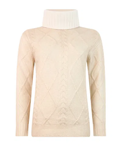 Herno Lamé-effect Sweater In White