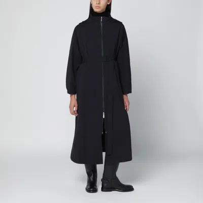 Herno Laminar Trench Coat In Black 2 L Gore Tex