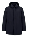Herno Laminar Carcoat In 2 Layers Gore-tex In Blue