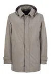 Herno Man Puffer Light Grey Size 42 Polyester In Gray
