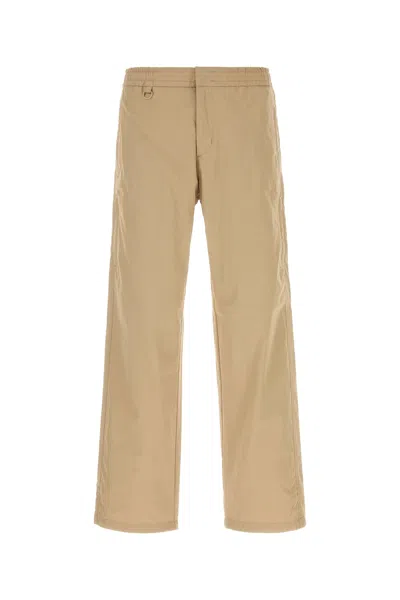 Herno Laminar Beige Cotton Blend Pant In Brown
