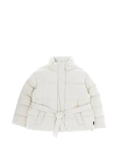 Herno Laminar Belted Jacket In White