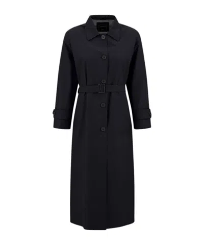 HERNO LAMINAR BELTED TRENCH COAT