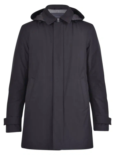 Herno Laminar Black Three-quarter Coats