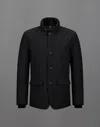 Herno Laminar Blazer In 2 Layers Gore-tex In Black