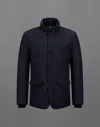 Herno Laminar Blazer In 2 Layers Gore-tex In Blue