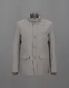 Herno Laminar Blazer In 2 Layers Gore-tex In Grey