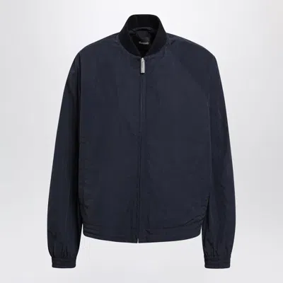 Herno Laminar Blue Zip-up Nylon Jacket