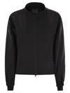 Herno Laminar Bomber Jacket With Zip In Black