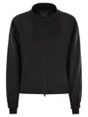 Herno Laminar Bomber Jacket With Zip In Black