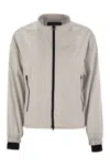 Herno Laminar Bomber Jacket With Zip In Ice