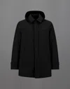 Herno Men Waterproof 2-layer Laminar Fabric In Black