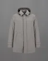 Herno Detachable-hood Jacket In Grey