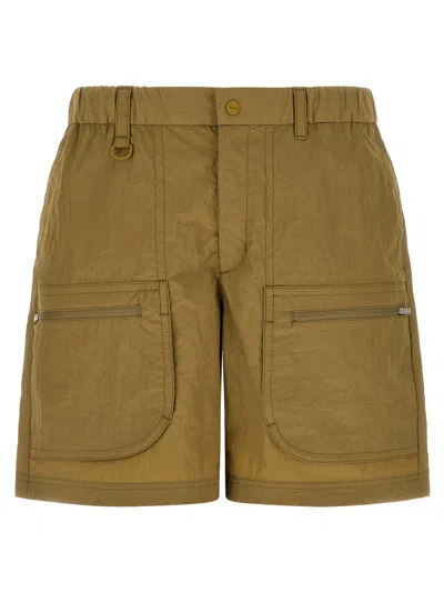 Herno Laminar Cargo Bermuda Shorts In Green