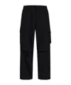 Herno Laminar Cargo Trousers In Tech-poplin In Black