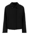Herno Laminar Classic Long Sleeved Jacket In Black