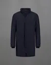 Herno Laminar Coat In 2 Layers Gore-tex In Blue
