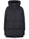 Herno Logo Keeper Loop Coat In Schwarz