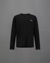 Herno Laminar T-shirt In Compact Jersey In Black