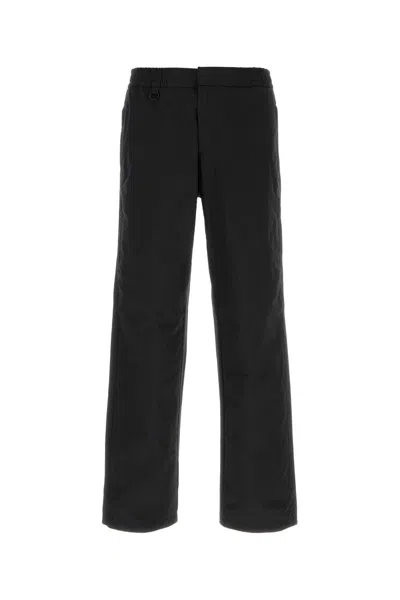 Herno Laminar Cotton-nylon Blend Trousers In Black