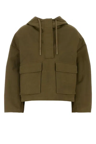 Herno Laminar Cotton-nylon Utility Jacket In Green