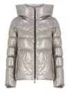 Herno Hooded Puffer Jacket In Grey