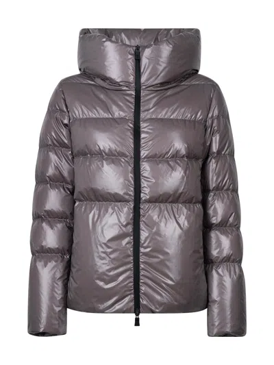 HERNO LAMINAR DOWN JACKET IN 2L GLAZED RIPSTOP