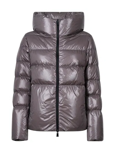 HERNO LAMINAR DOWN JACKET IN 2L GLAZED RIPSTOP