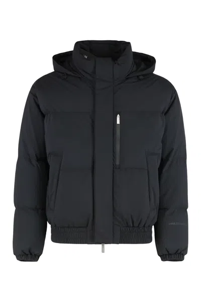 Herno Laminar Down Jacket With Hood In Black