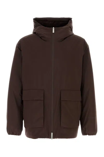 Herno Laminar Down-filled Nylon Down Jacket In Brown