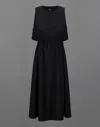 Herno Laminar Dress In Extralight Stretch In Black