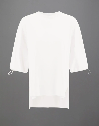 Herno Laminar T-shirt In Dynamic Interlock In White