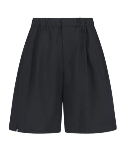 HERNO HERNO LAMINAR ELASTIC-WAIST TAILORED SHORTS