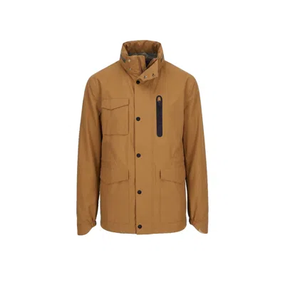 Herno Laminar Field Jacket In Brown