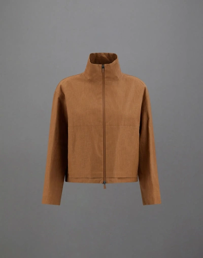 Herno Laminar Jacket In Galway In Tobacco