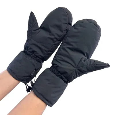 Herno Laminar Gloves In Dark Grey In Blue
