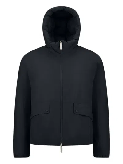 Herno Laminar Hooded Jacket In Black