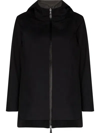 Herno Laminar Hooded Jacket In Black