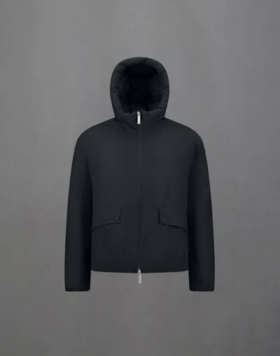 Herno Laminar Hooded Jacket In 2l Gore-tex In Black