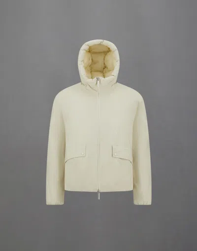 Herno Laminar Hooded Jacket In 2l Gore-tex In White