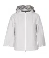 Herno Laminar Hooded Jacket In White